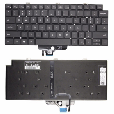 Dell Latitude 13-7320 5320 P133G backlit US keyboard original