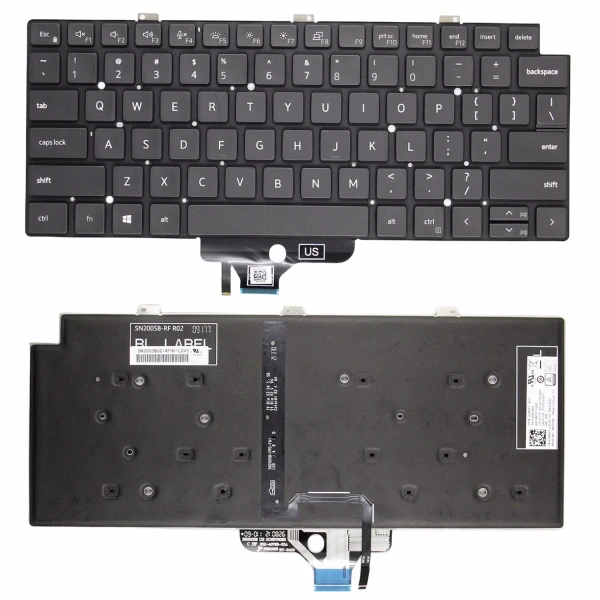 Dell Latitude 13-7320 5320 P133G backlit US keyboard original - main product image
