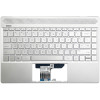 HP 13-AN, TPN-Q214, G7D, L37531-001, backlit US keyboard palmrest silver