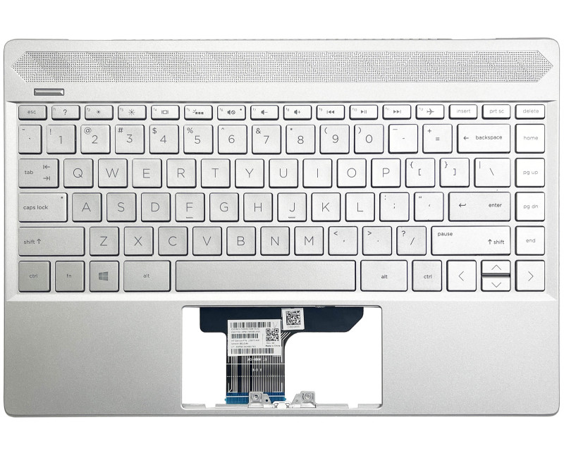 HP 13-AN, TPN-Q214, G7D, L37531-001, backlit US keyboard palmrest silver - additional view 