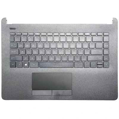 HP 14-BS, 14-BW, 14G-BR, 240 G6, TPN-Q186, TPN-Q187, gray US keyboard palmrest