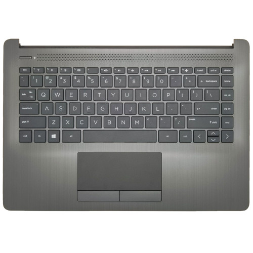 HP 14-CM, 14-CK, 14Q-CS, TPN-I131, 246 G7, US keyboard palmrest black brushed - main product image