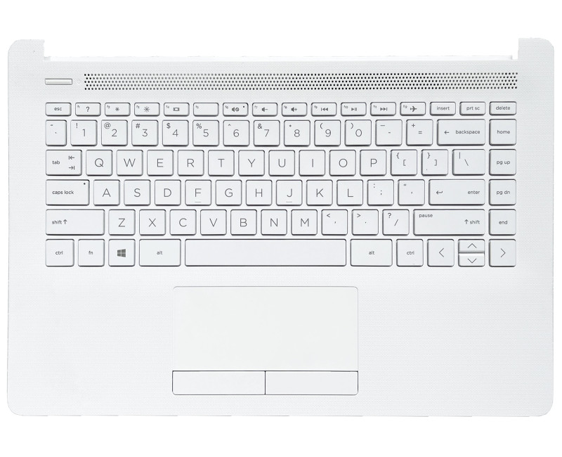 HP 14-CM, 14-CK, 14Q-CS, TPN-I131, 246 G7, US keyboard palmrest white - additional view 