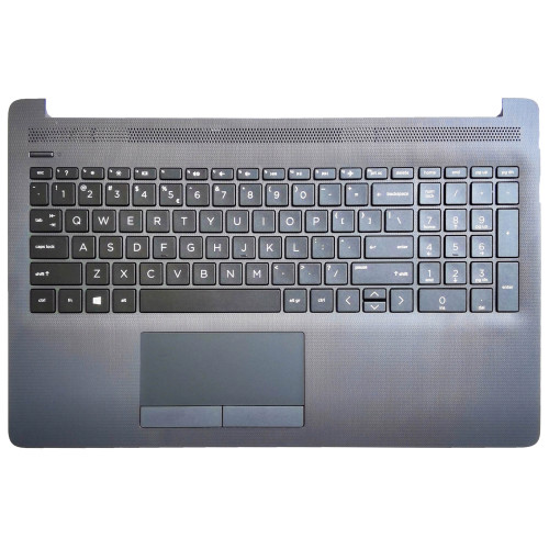 HP 15-DA, 15-DB, 15S-DR, TPN-C135, TPN-C136, 250 G7, US keyboard palmrest gray - main product image