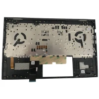 HP 15-EK, 15-EN, TPN-Q236, TPN-Q238, black RGB backlit US keyboard palmrest - additional view 1