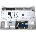 HP 15S-DU, 15S-DY, 15S-DR, 15S-GW, 15S-CS, 15S-DW, TPN-C139, 250 G8, silver backlit US keyboard palmrest fingerprint hole - additional view 1