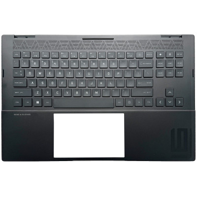 HP 16-K, 16-N, TPN-Q280, TPN-Q281, colorful backlit US Keyboard Palmrest