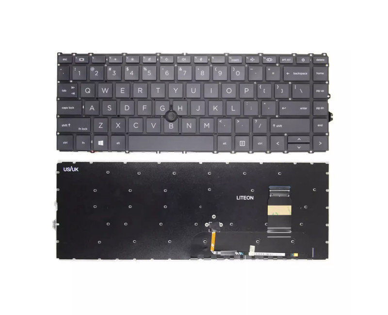 HP 840 G7 G8 745 845 G7 G8 Zbook Firefly 14 G7 G8 US keyboard - additional view 