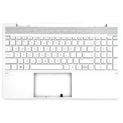 HP ENVY X360 15-ED, 15-EE, TPN-C149, L93226-001, backlit US keyboard palmrest silver integrated graphics