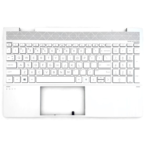 HP ENVY X360 15-ED, 15-EE, TPN-C149, L93226-001, backlit US keyboard palmrest silver integrated graphics - main product image