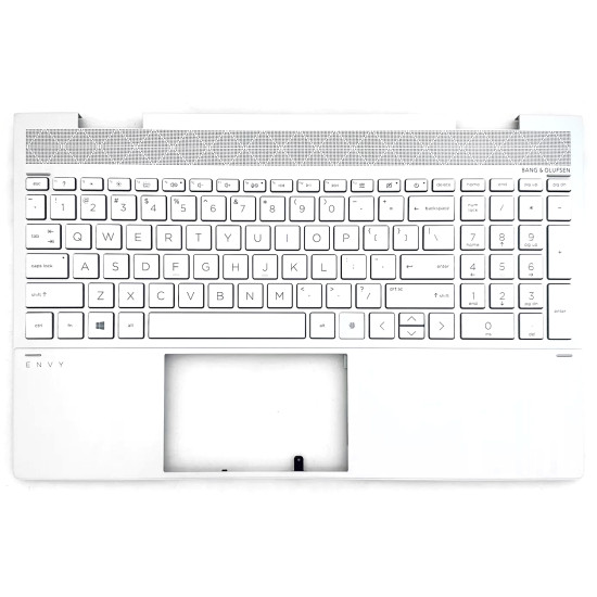 HP ENVY X360 15-ED, 15-EE, TPN-C149, L93226-001, backlit US keyboard palmrest silver integrated graphics - main product image