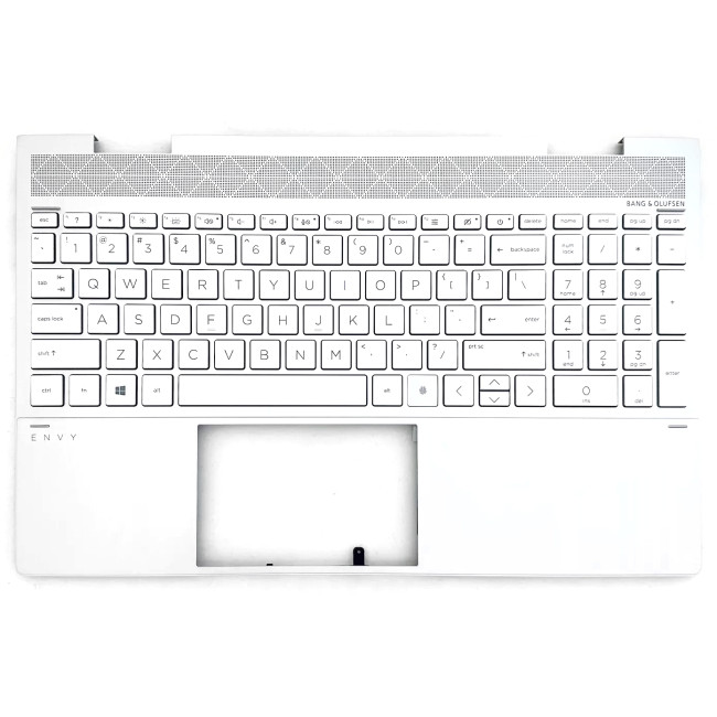 HP ENVY X360 15-ED, 15-EE, TPN-C149, L93226-001, backlit US keyboard palmrest silver integrated graphics - main product image