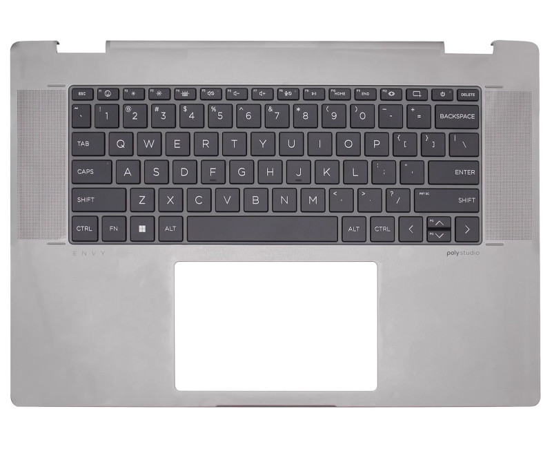 HP ENVY X360 14-FA, 14-FC, TPN-C173, 2-in-1 gray backlit US keyboard palmrest no IR - additional view 