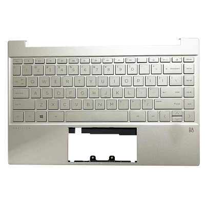 HP 13 Pavilion 13-BB, TPN-Q243, G7F backlit US keyboard palmrest gold