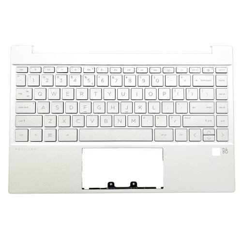 HP 13 Pavilion 13-BB, TPN-Q243, G7F backlit US keyboard palmrest silver fingerprint - main product image