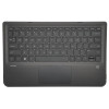 HP Pavilion X360 11-K, 310 G2, W112, 809543-001, US keyboard palmrest gray