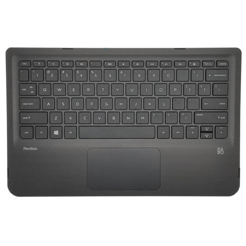 HP Pavilion X360 11-K, 310 G2, W112, 809543-001, US keyboard palmrest gray - additional view 