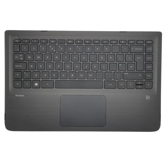 HP Pavilion X360 13-S, 809829-001, US keyboard palmrest - main product image