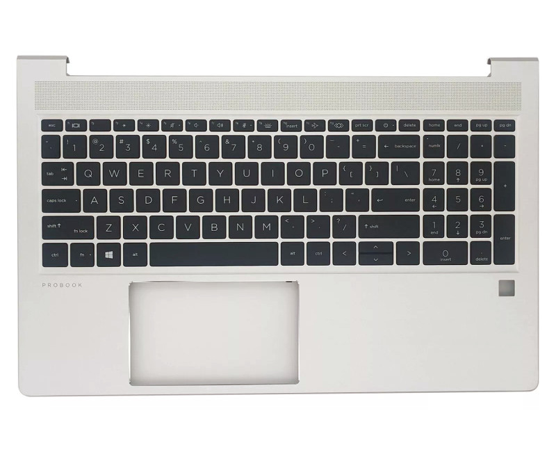 HP ProBook 450 G10, backlit US keyboard palmrest silver, N43874-001 - additional view 
