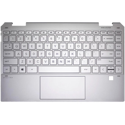 HP SPECTRE X360 13-AW, TPN-Q225, backlit US keyboard palmrest silver
