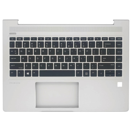 HP Probook 440 G6 G7, 445 G6 G7, 445R G6 G7, backlit US keyboard palmrest - main product image