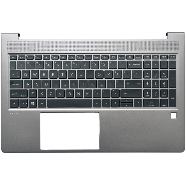 HP Zbook power 15 G9, Zbook power 15 G10, backlit US keyboard palmrest, N06914-001 - main product image
