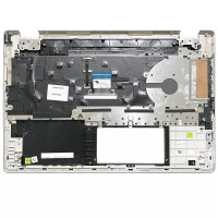 HP pavilion X360 15-DQ, TPN-W140, silver edging backlit US keyboard palmrest - additional view 1