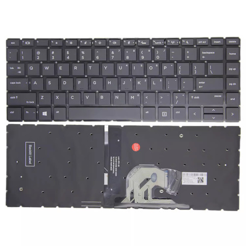 HP ProBook 440 G6 G7, 445 G6 G7, 445R G6, HSN-Q15C, HSN-Q24C, backlit US keyboard high copy - main product image
