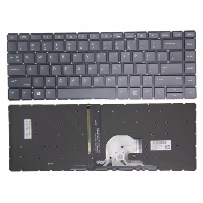 HP ProBook 440 G6 G7, 445 G6 G7, 445R G6, HSN-Q15C, HSN-Q24C, backlit US keyboard original