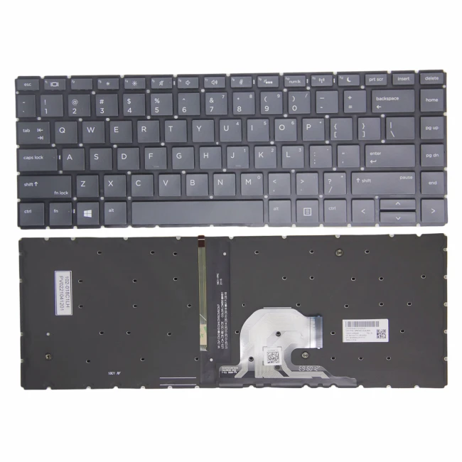 HP ProBook 440 G6 G7, 445 G6 G7, 445R G6, HSN-Q15C, HSN-Q24C, backlit US keyboard original - main product image