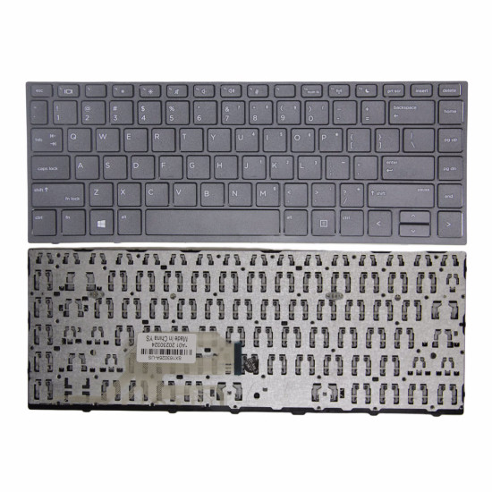 HP 430 G5, 440 G5, 445 G5, 640 G4 G5, black frame US keyboard OEM - main product image