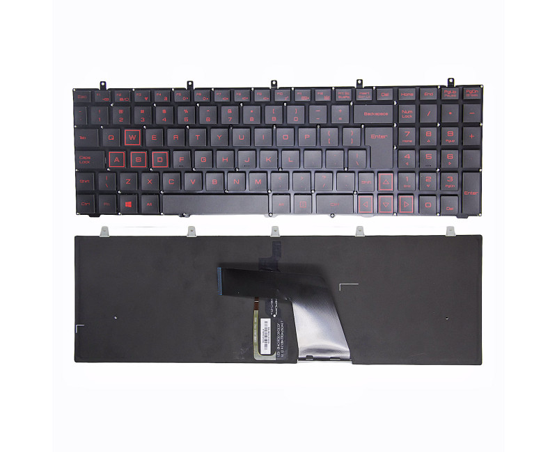 Hasee K660D-I5D3 K660D I7D4 K660E I7D8 K660E-I5 backlit US keyboard short shift - additional view 