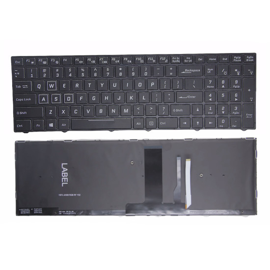 Hasee T6TI T6-X7 Z7M Z7 KP5DC Z6M Z7M Z7 KP7 PRO KP5S1 KP7GS Z5 KP7D1 CN85S04 CN85S08 K690E K680E-G6H5 RGB backlit US keyboard 2 screws - main product image