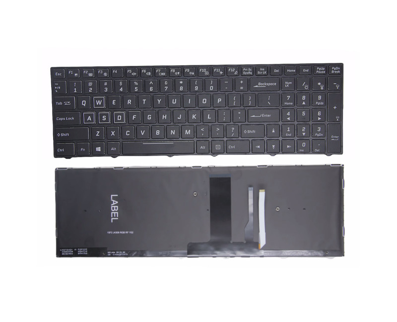 Hasee T6TI T6-X7 Z7M Z7 KP5DC Z6M Z7M Z7 KP7 PRO KP5S1 KP7GS Z5 KP7D1 CN85S04 CN85S08 K690E K680E-G6H5 RGB backlit US keyboard 2 screws - additional view 