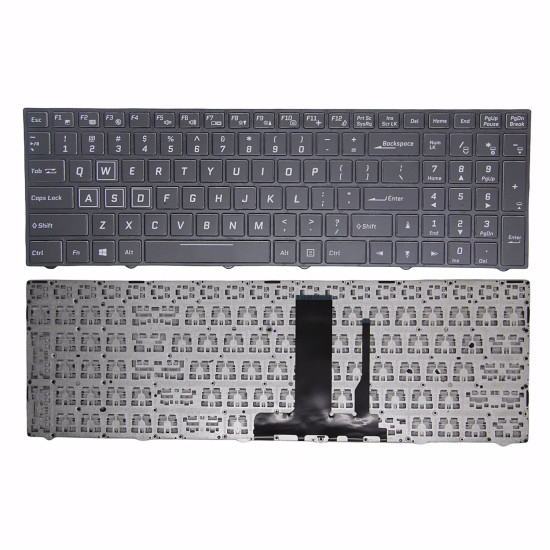 Hasee T6TI T6-X7 Z7M Z7 KP5DC Z6M Z7M Z7 KP7 PRO KP5S1 KP7GS Z5 KP7D1 CN85S04 CN85S08 K690E K680E-G6H5 no RGB backlit US keyboard 1 screw - main product image