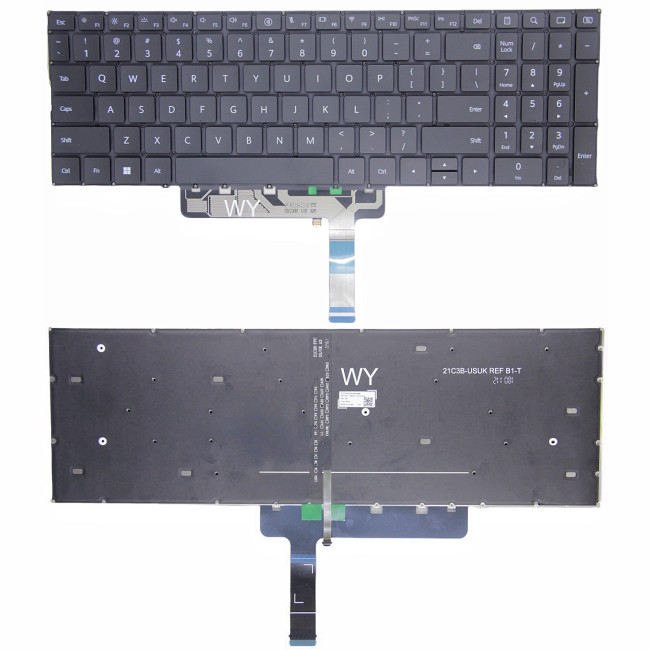 Huawei MateBook D16, MCLF-16, MCLG-16, RLEF-16, RLEFG-16, backlit US keyboard - main product image