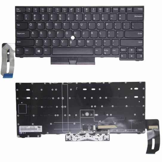 Lenovo R490 E485 R485 P43S S2 yoga 3RD Gen 3 S2 4TH 5TH black frame US keyboard OEM - main product image
