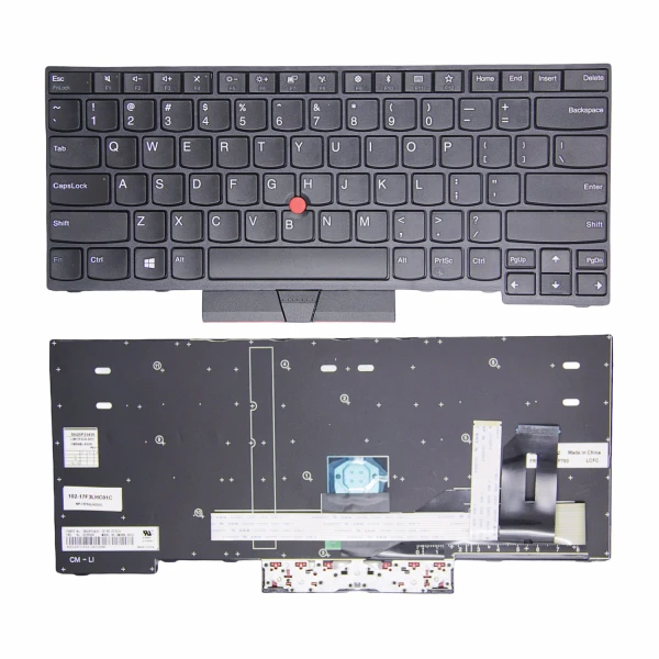 Lenovo R490 E485 R485 P43S S2 yoga 3RD Gen 3 S2 4TH 5TH black frame trackpoint US keyboard OEM - main product image