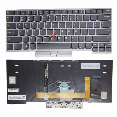 Lenovo R490 E485 R485 P43S S2 yoga 3RD Gen 3 S2 4TH 5TH silver frame backlit US keyboard