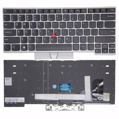 Lenovo R490 E485 R485 P43S S2 yoga 3RD Gen 3 S2 4TH 5TH silver frame US keyboard high copy