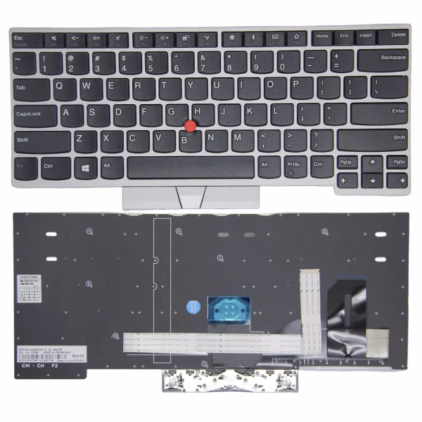 Lenovo R490 E485 R485 P43S S2 yoga 3RD Gen 3 S2 4TH 5TH silver frame US keyboard high copy - main product image