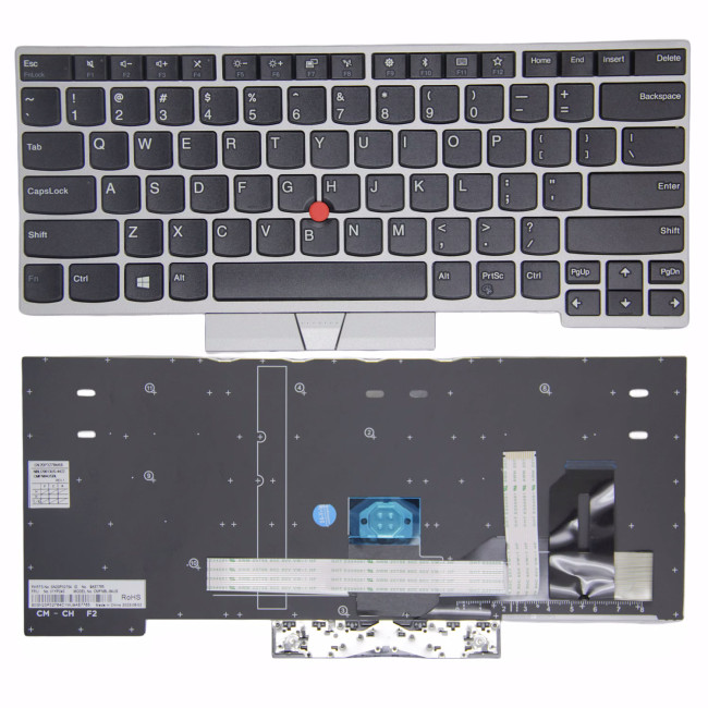 Lenovo R490 E485 R485 P43S S2 yoga 3RD Gen 3 S2 4TH 5TH silver frame US keyboard high copy - main product image