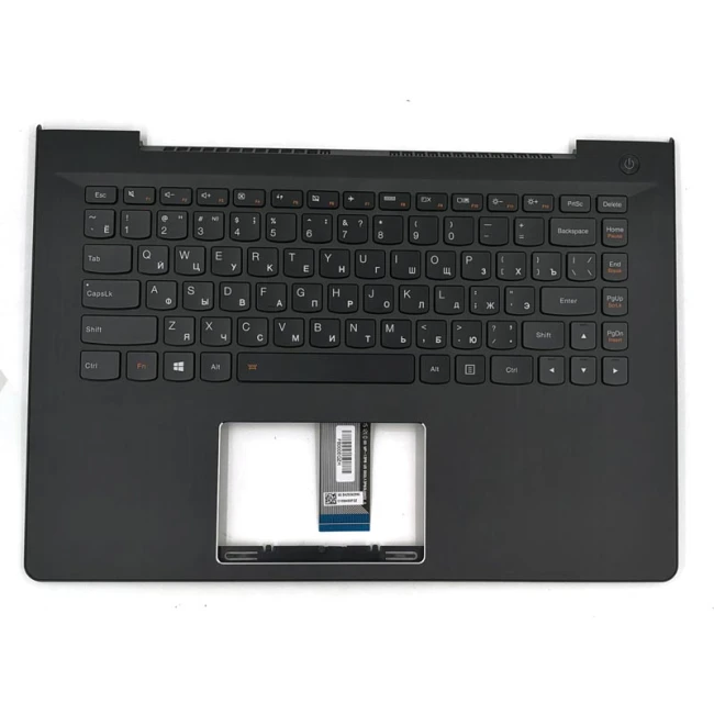 Lenovo S41-70 300S-14 500S-14 backlit Russian RU keyboard palmrest black - main product image