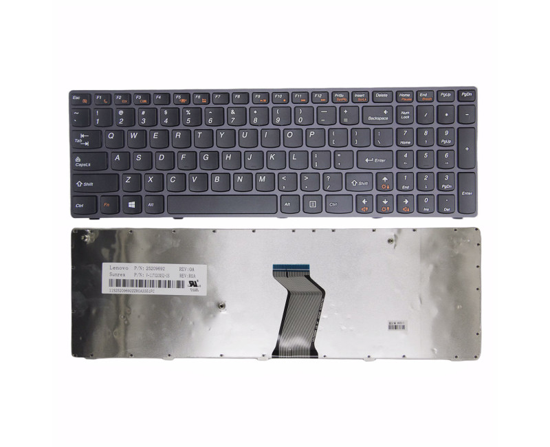 Lenovo Z570 Z575 B570 B575 V570 V575 B590 V580 B580 gray frame US keyboard original - additional view 