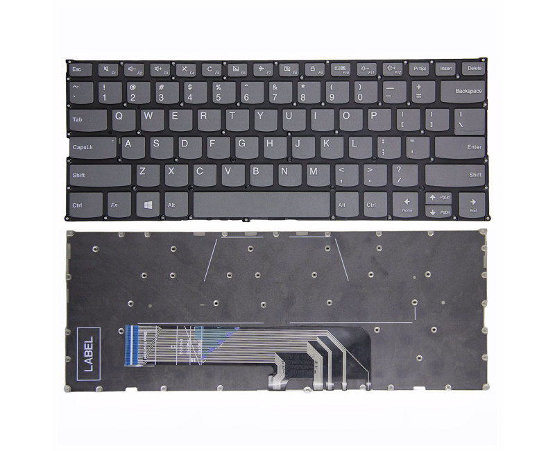 Lenovo thinkbook 13S-IWL 13S-IML 14S-IIL 14-IIL 14-IML gray US keyboard - additional view 