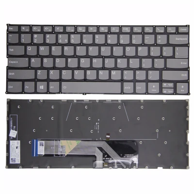 Lenovo thinkbook 13S-IWL 13S-IML 14S-IIL 14-IIL 14-IML gray backlit US keyboard original