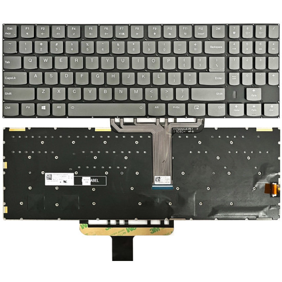 Lenovo Legion Y740-17ICHG, Y740-17IRH, Y740-17IRHG, Y730-17ICH, gray backlit US keyboard - main product image