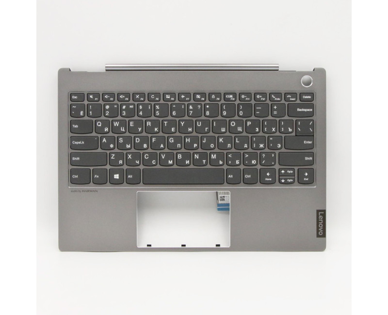 Lenovo ThinkBook 13s-IWL silver gray Russian RU keyboard palmrest