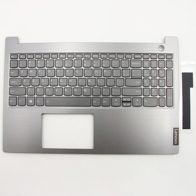 Lenovo ThinkBook 15-IIL 15-IML, silver backlit US keyboard palmrest - main product image