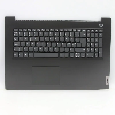Lenovo V17-IIL gray Norwegian NE keyboard palmrest